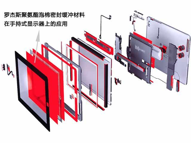 羅杰斯泡棉在手持設(shè)備應(yīng)用